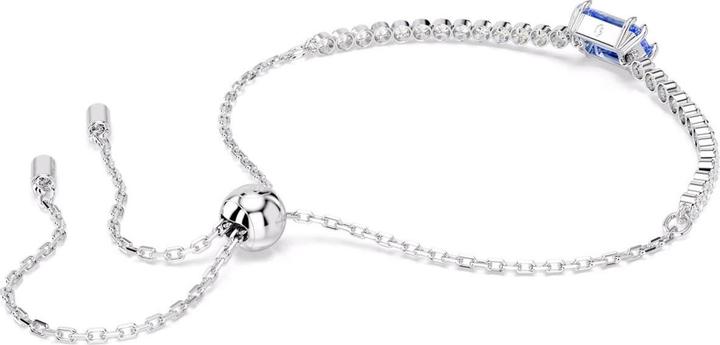 Actual product image Swarovski Matrix Tennis Bracelet Various Cuts Blue (24 cm, Swarovski Metal)