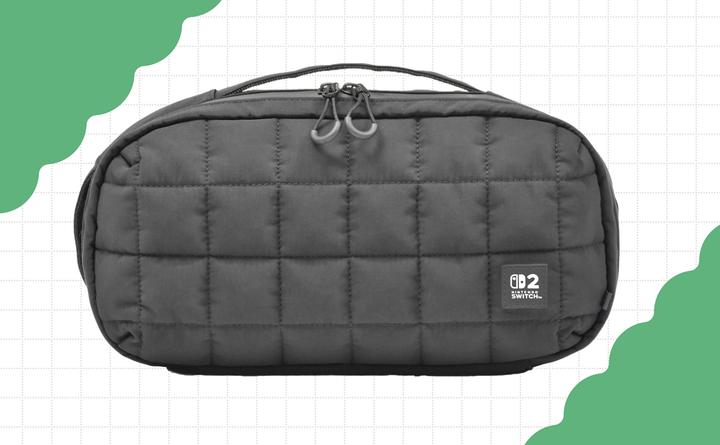 Productafbeelding HORI NSW2 Tasche gesteppt schwarz offiziell lizenziert (Switch, Switch 2, Switch OLED)