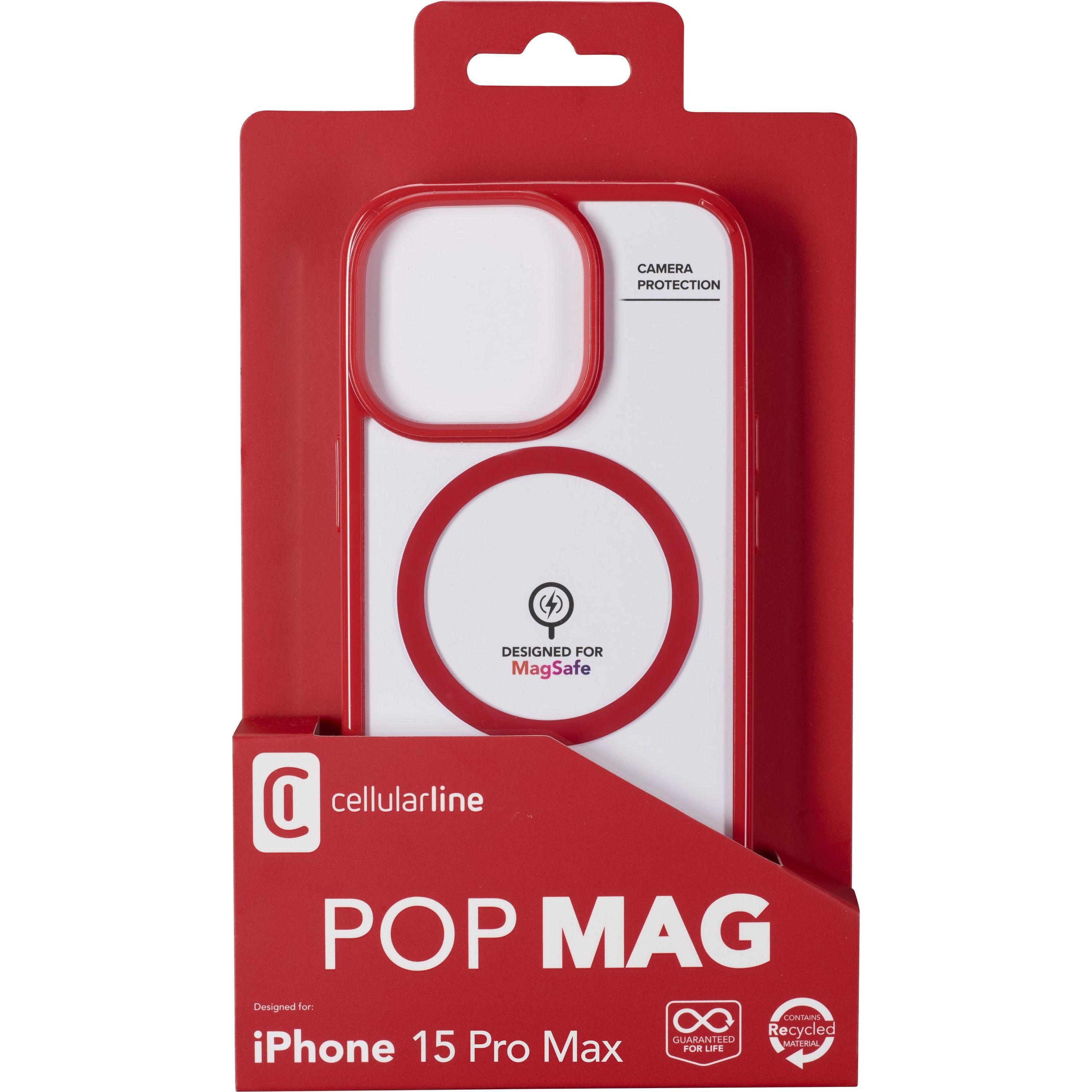 Thumbnail - Cellularline iPhone 15 Max (Apple iPhone 15 Pro Max), Smartphone Hülle, Rot