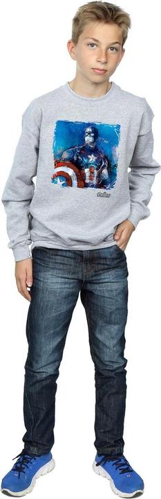Produktbild Captain America Art Sweatshirt Jungen (140, 146)