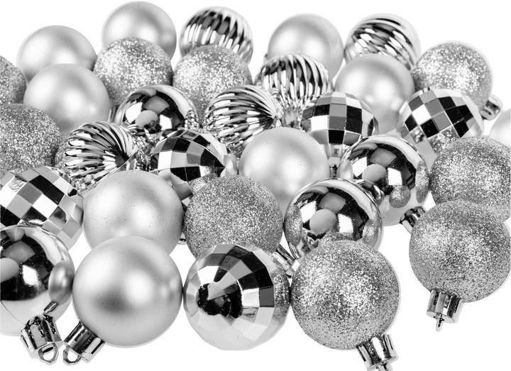Actual product image Cocon Weihnachtskugel 34 Stück, Silber (34x)