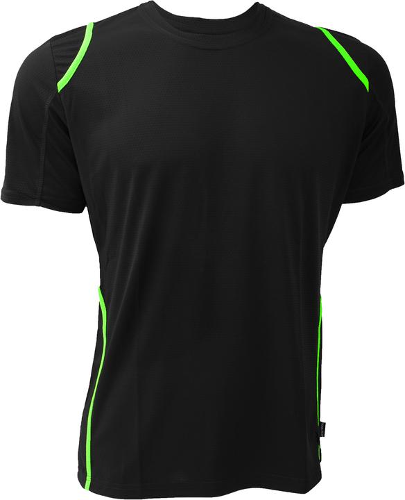 Black, Fluorescent Lime
