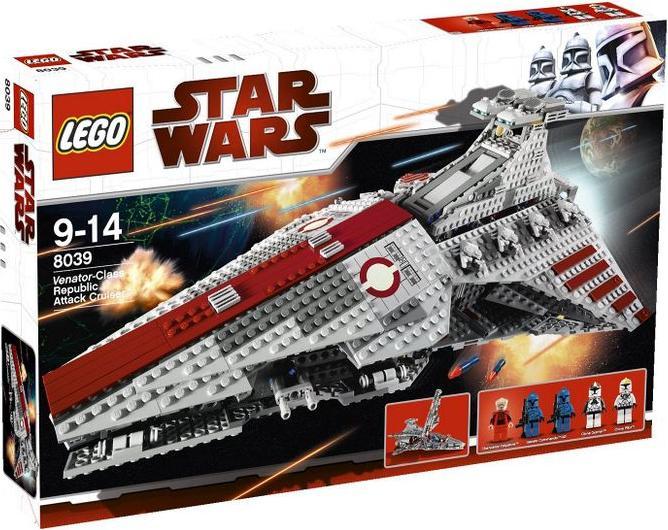 Produktbild LEGO Venator class Republic Attack Cruiser (8039)
