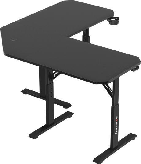 Produktbild Huzaro Verstellbarer Eck-Gaming-Schreibtisch Hero 7.3 Schwarz 140 cm