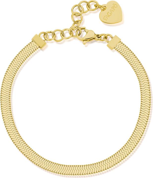 Immagine prodotto Sagapo S'Agapµ - Bracciale SHK36 placcato oro fine e grosso