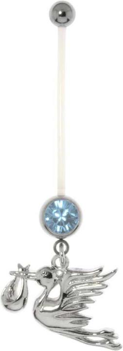 Produktbild Bijouteria Schwangerschaftspiercing (Bioplast, Kristall, Messing mit Stahlbeschichtung, Chirurgenstahl 316L)