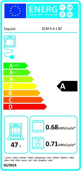 Energie-Label Exquisit ECM 5-4 BZ