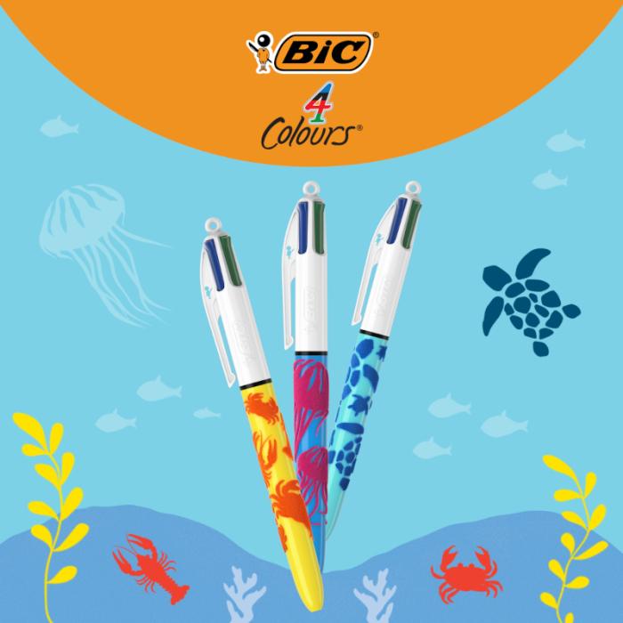 Image du produit Bic Stylo 4 couleurs Mélange de velours (Multicolore, 1 x)