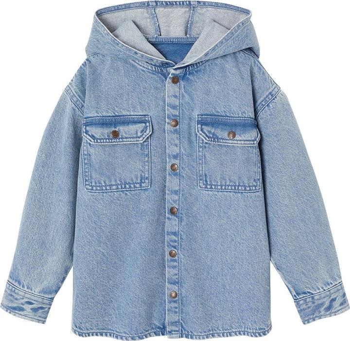 Immagine prodotto Vertbaudet Jeanshemd Jungen mit Kapuze (128)