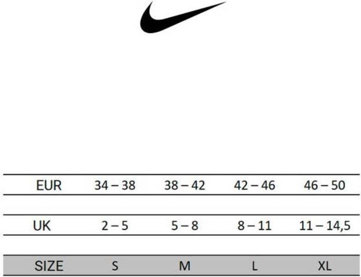 Produktbild Nike Dreierpack Socken (3er Pack, 38 - 42)