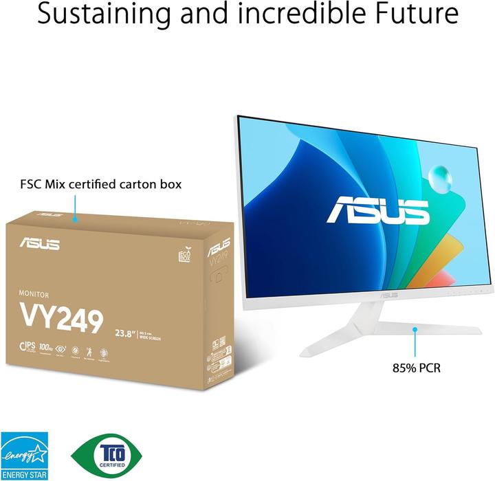 Immagine prodotto ASUS VY249HF-W (1920 x 1080 pixel, 23.80")