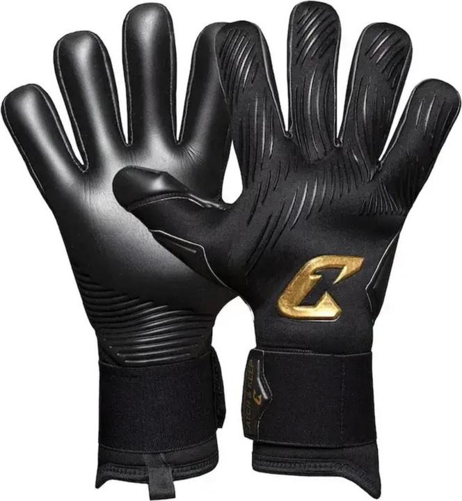 Produktbild Catch & Keep Fussballhandschuhe Invictus Black Gold Gr. 8 Torwart Goalie Handschuhe (8)