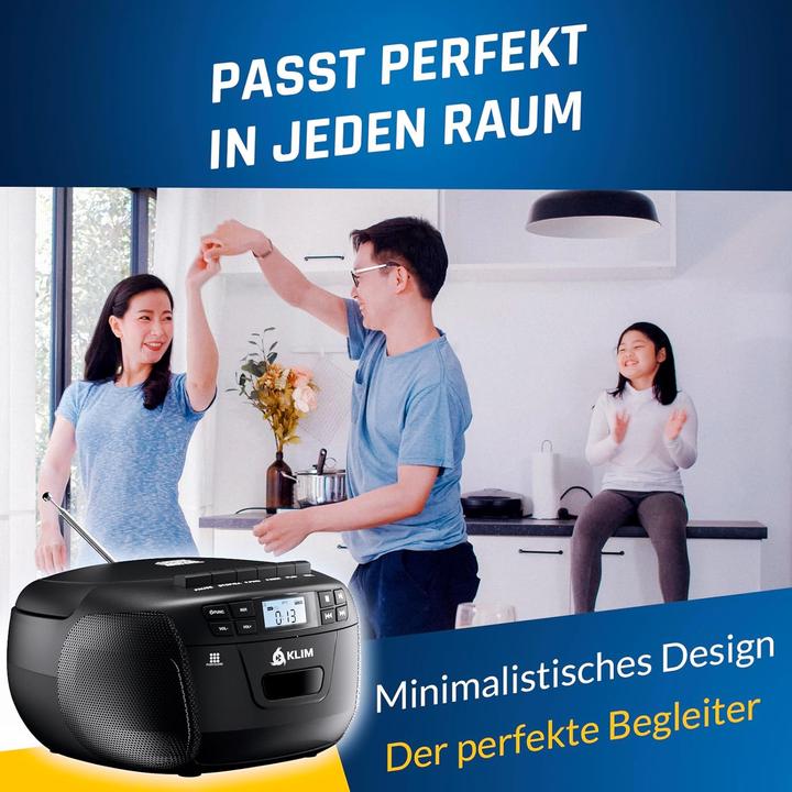 Produktbild Fourze CD-Player mit Kassettenspieler (Bluetooth)