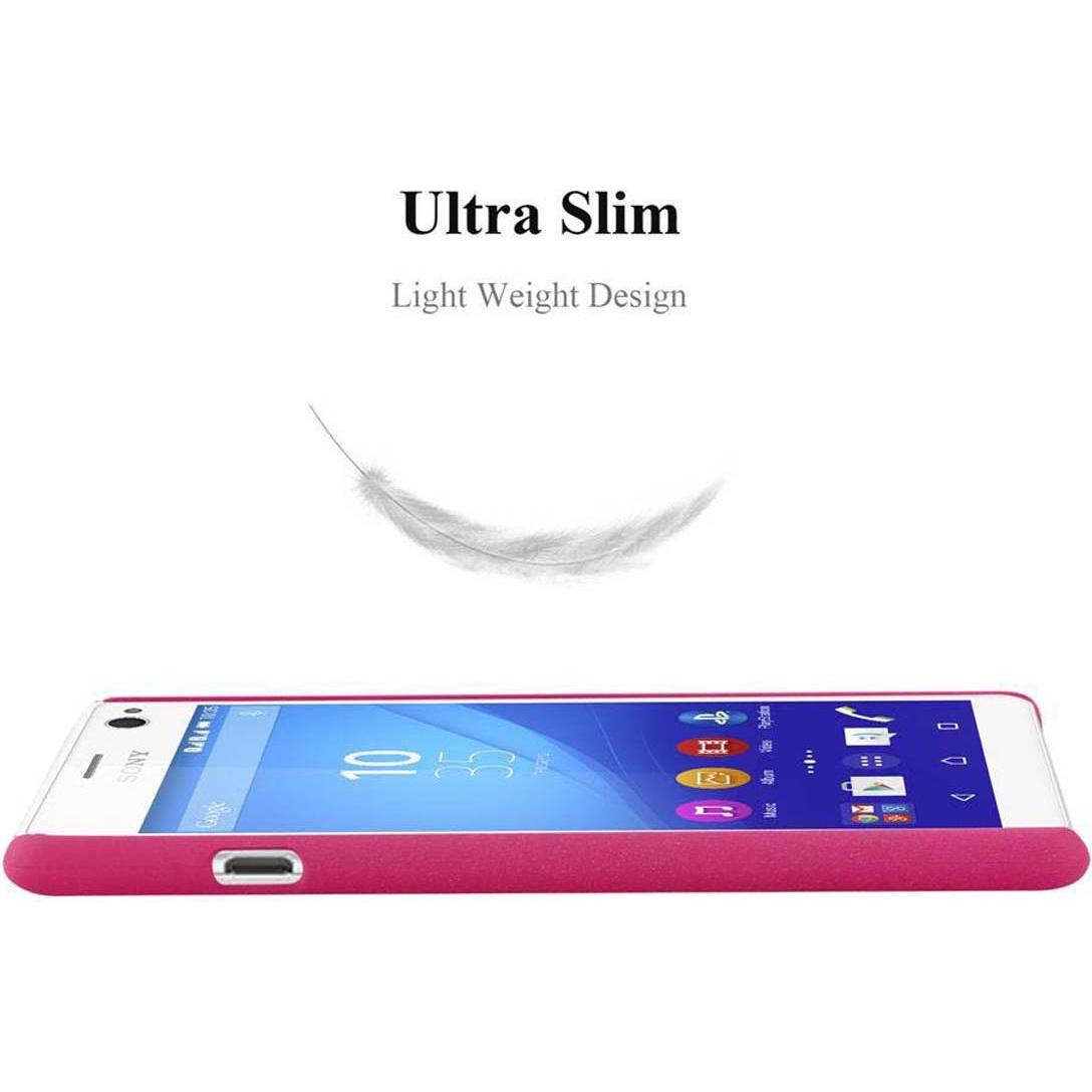 Thumbnail - Cadorabo Hard Cover Frosty Cover (Sony Xperia C4), Smartphone Hülle, Pink