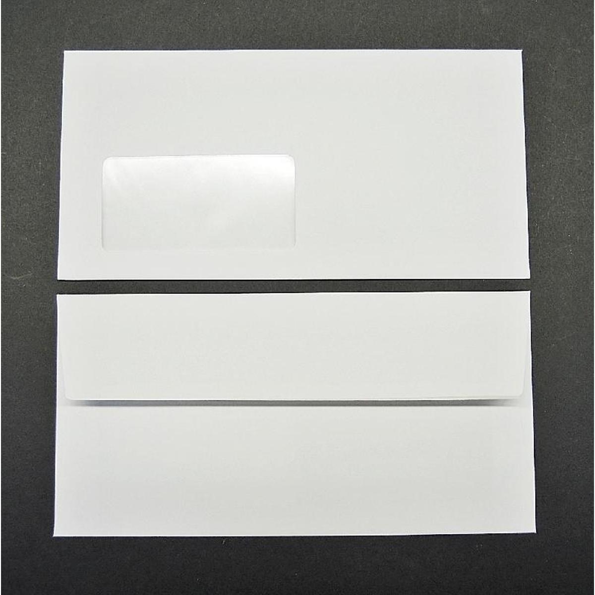 Thumbnail - Blanke, Briefumschlag, Briefumschläge Conqueror Smooth CX22 DL 120g/qm HK Fenster VE=500 St. Diam.weiss (110 x 220 mm, 5...