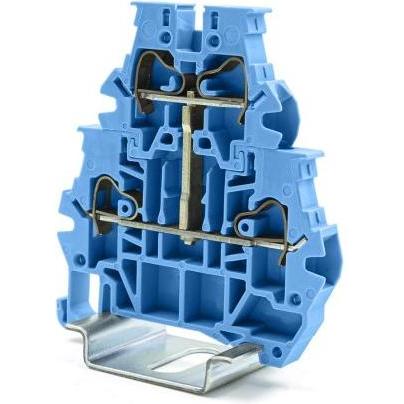 Rs Pro Reihenklemme Grau, 4mm², 1 kV / 32A, Feder, Elektronikkabel + Stecker, Grau