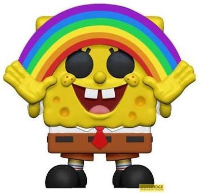 Actual product image Funko POP! - SpongeBob SquarePants: SpongeBob with rainbow