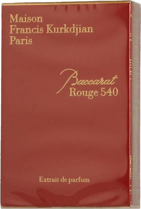 Actual product image Maison Francis Kurkdjian Baccarat Rouge 540 (Extrait De Parfum, 11 ml)