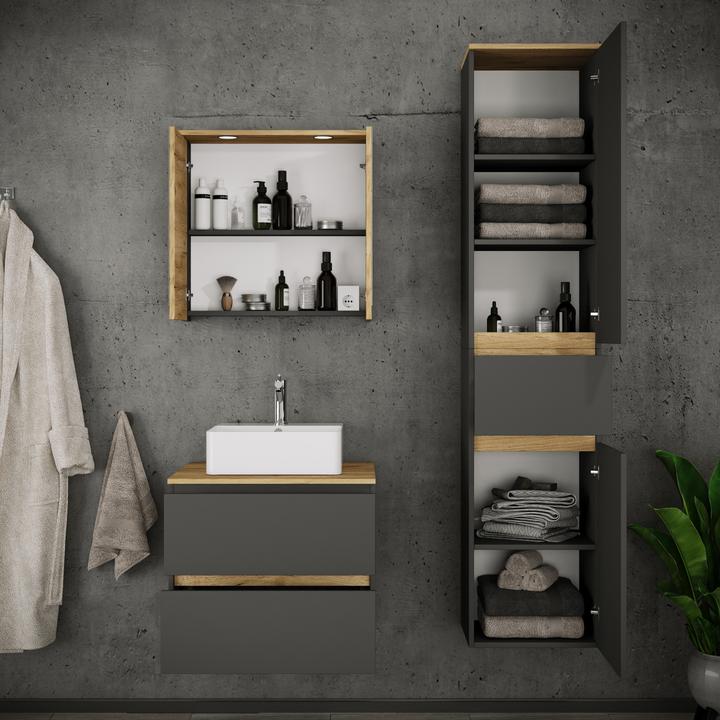 Produktbild VCM Badmöbel-Set mit Waschbecken Cosila-A 60