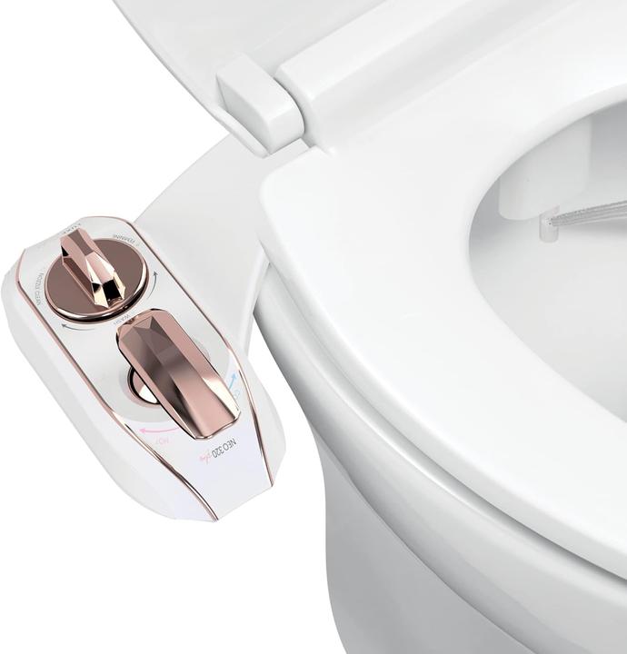 Luxe Bidet Mechanischer Bidet-Toilettenaufsatz mit Doppeldüsen