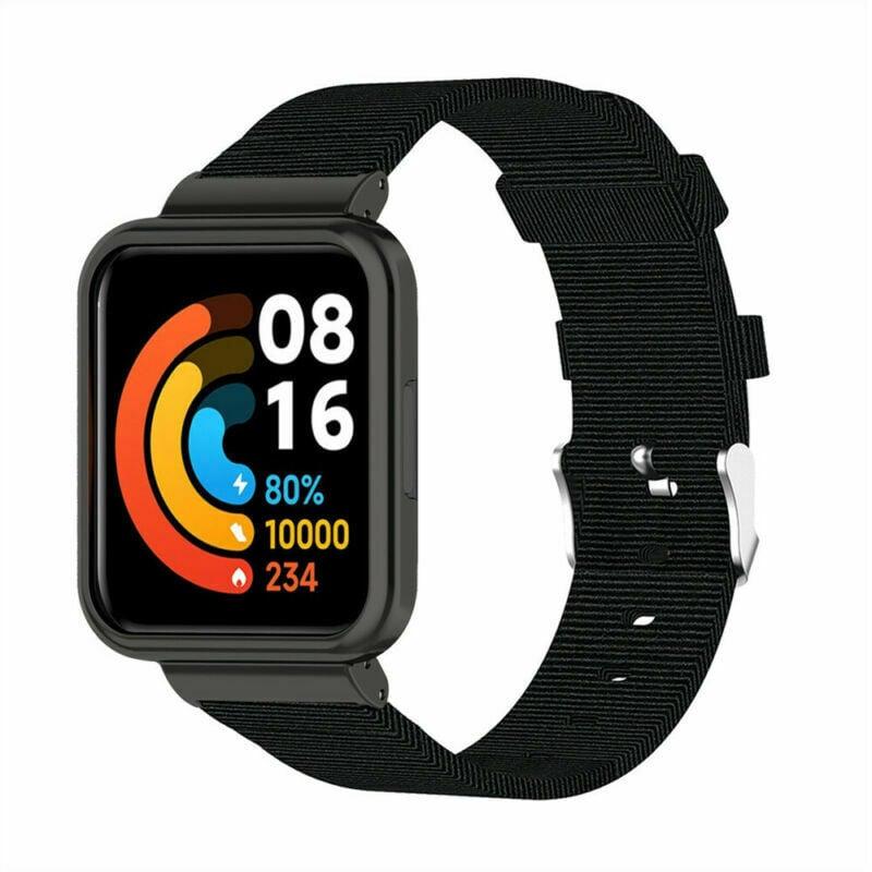 Thumbnail - Strap-it Armband (Nylon), Uhrenarmband, Schwarz