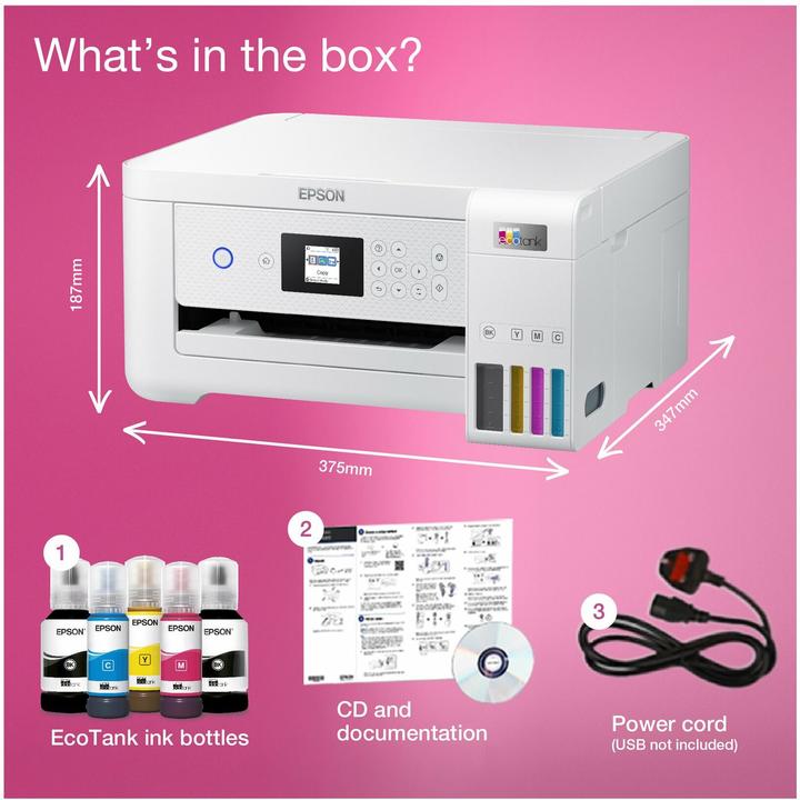 Image du produit Epson EcoTank ET-2856 (Réservoir d'encre, Couleur)