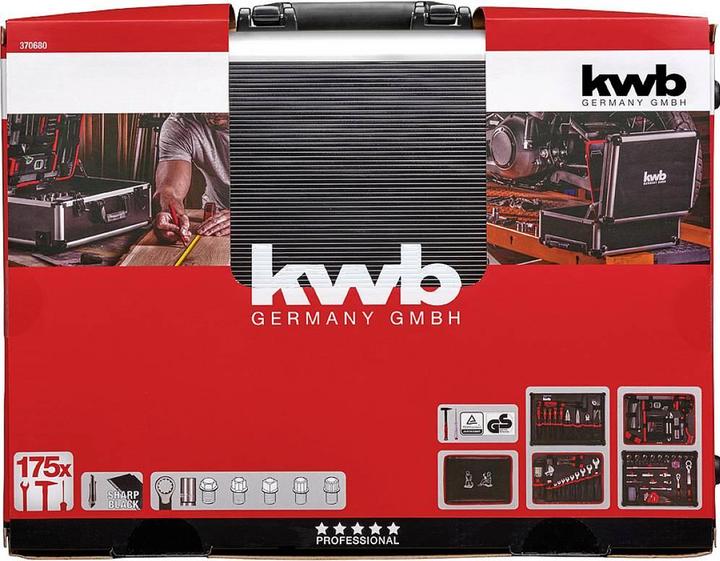 Actual product image kwb Toolbox (175 pieces)