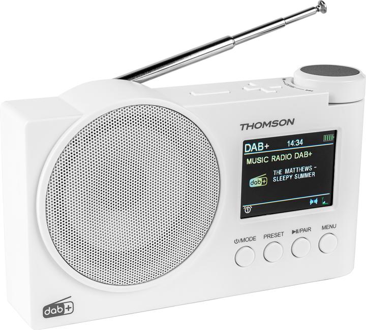 Thomson RT400DAB DAB+ / FM Radio / BT - White (DAB+, FM, Bluetooth)