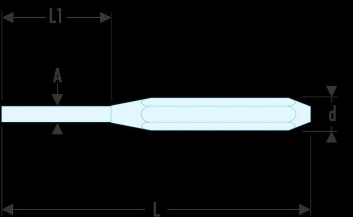 Image du produit Facom Chasseur de splint standard | Ø pointe 2,9 mm (40 mm)