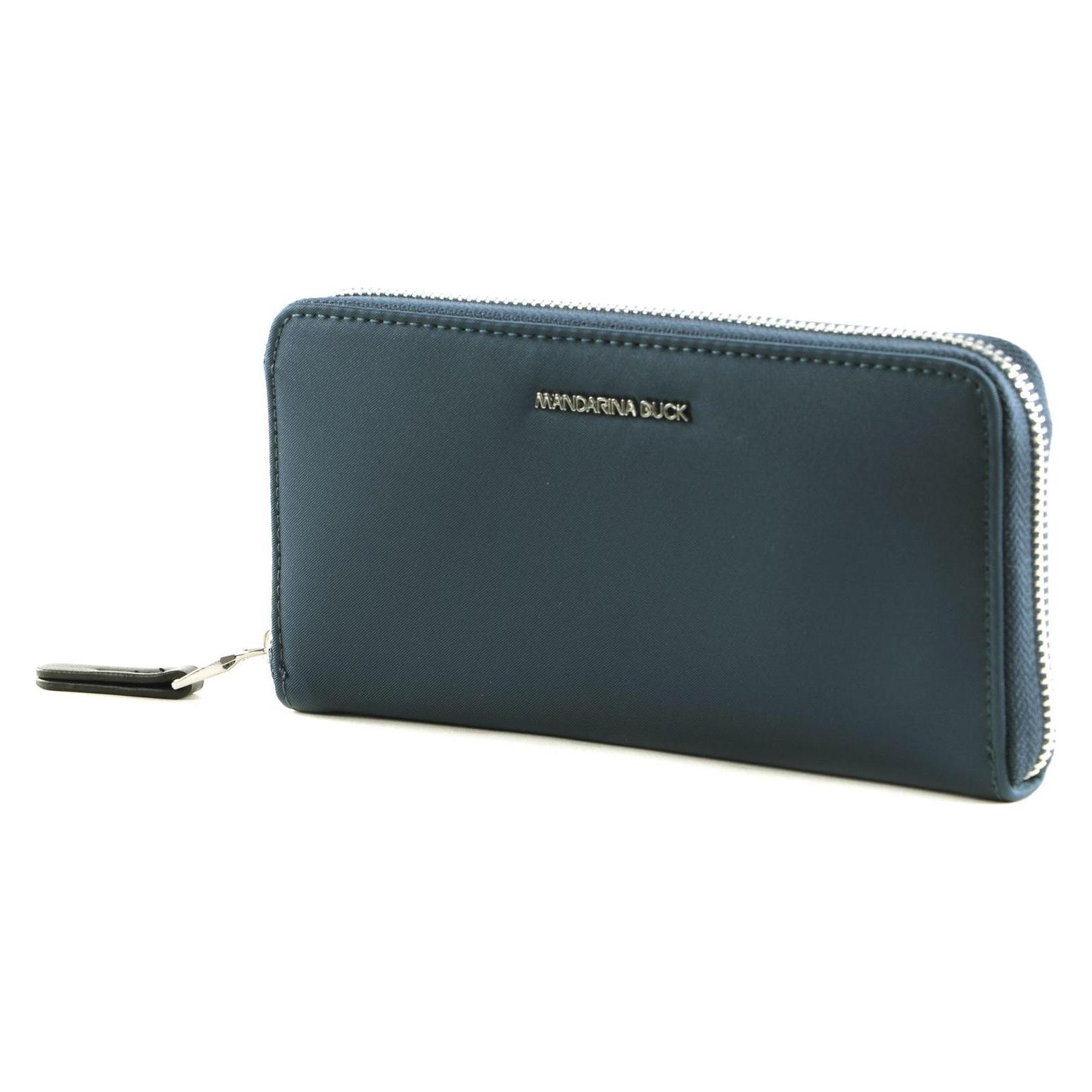 Mandarina Duck, Damen, Portemonnaie, Hunter Zip Around Wallet, Blau