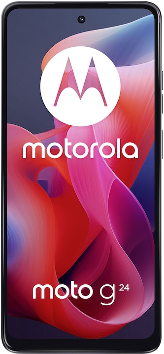 Actual product image Motorola moto g24 (128 GB, Charcoal Mat, 6.56", Dual SIM, 50 Mpx, 4G)