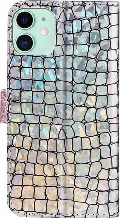 Image du produit PhoneLook Fourre Flip Croco Strass (Apple iPhone 12)