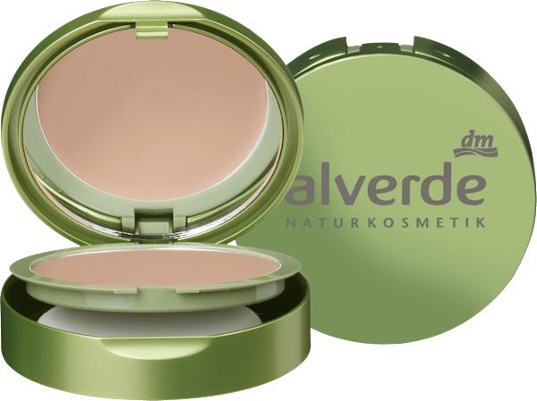 dm alverde Fond de teint compact miel-or 020 (Miel et or)