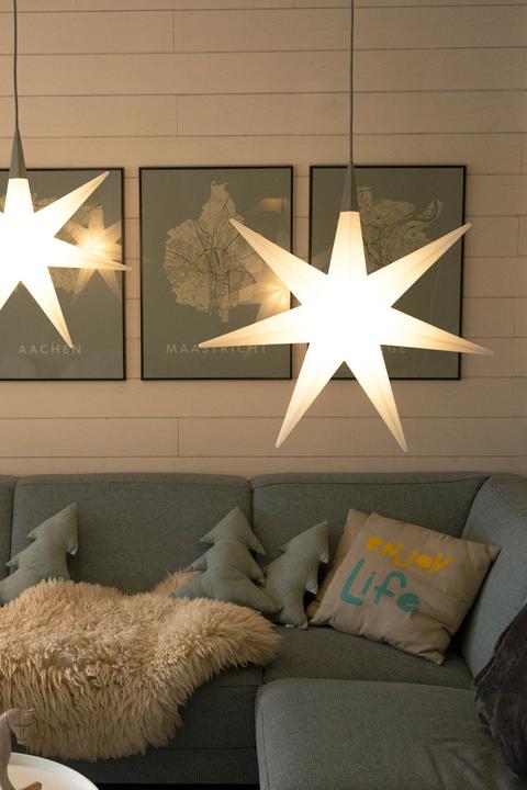 Image du produit 8 seasons design Gloire Étoile lumineuse Blanc (LED) - 70cm - Lampe intérieur avec prise -