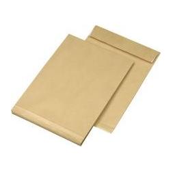 Mailmedia, Versandtasche + Luftpolstertasche, Faltentaschen mit Haftklebestreifen, C4 braun, 130 g-qm, 40er Falte, Eigen...