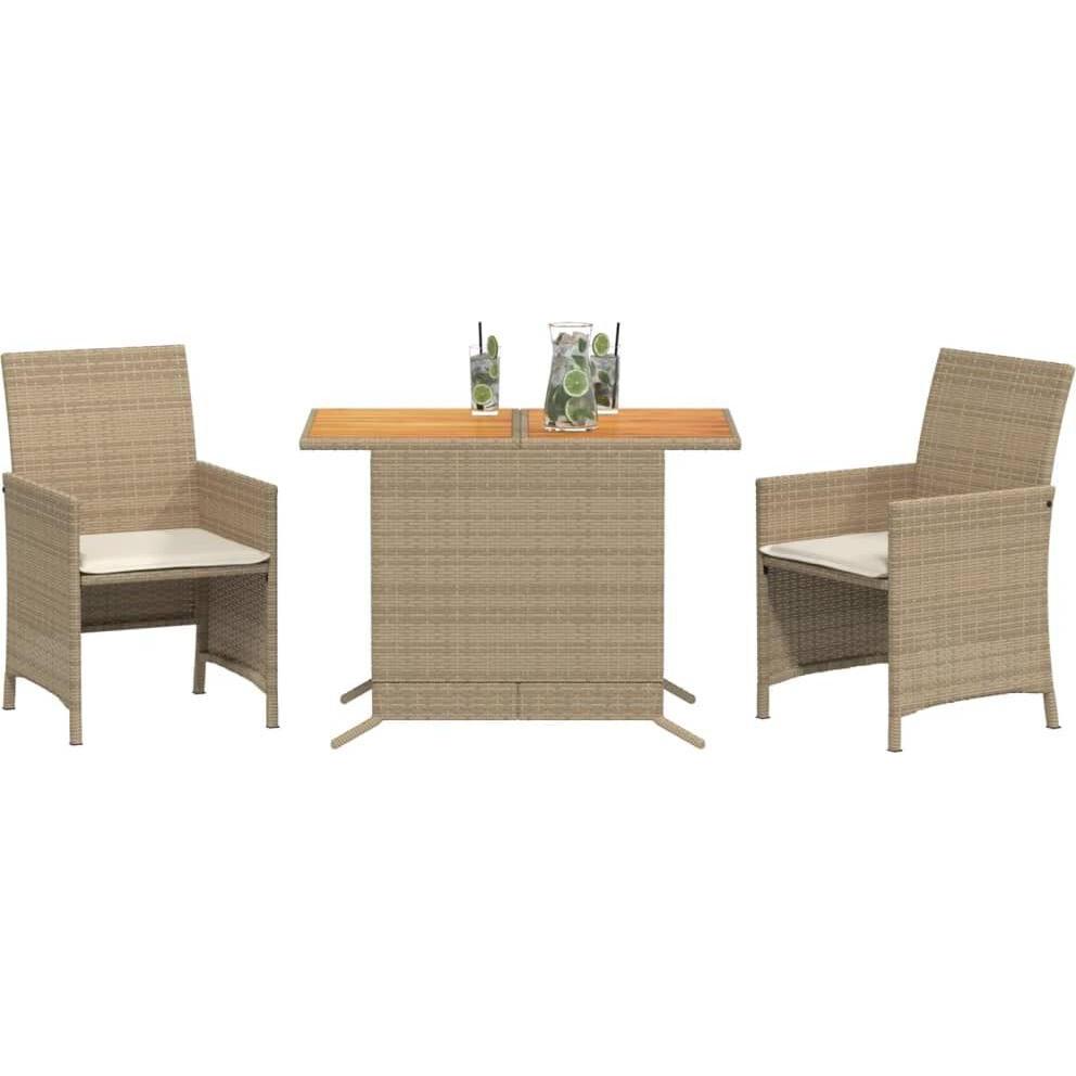 VidaXL, Gartenlounge, 10-tlg. Garten-Lounge-Set mit Kissen