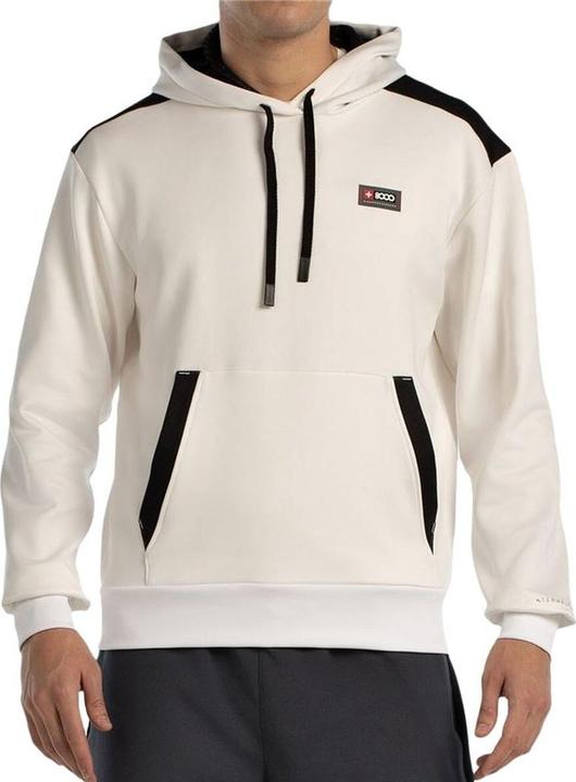Produktbild +8000 Herren Sweater mit Kapuze Euron Weiss (S)