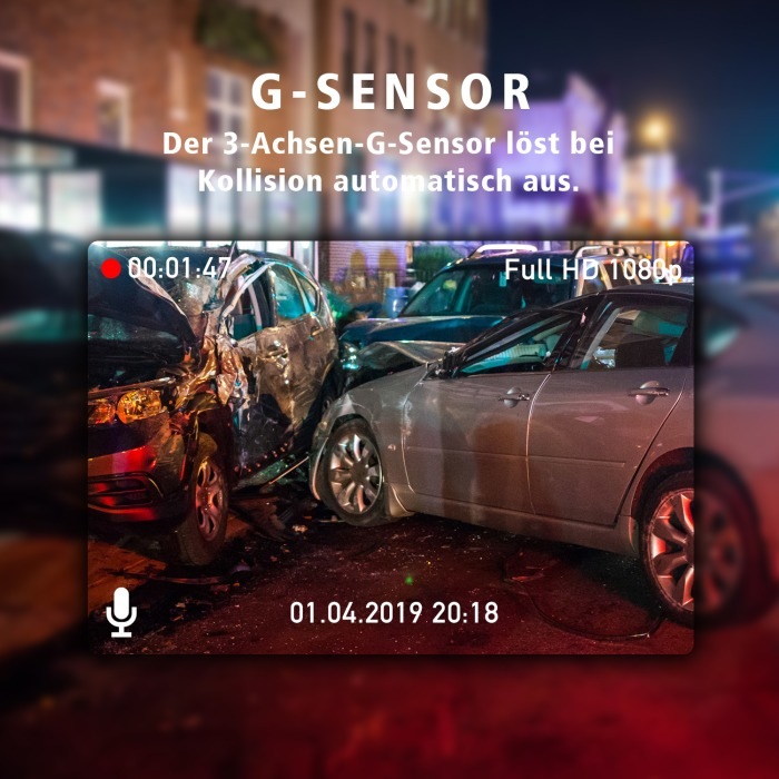Produktbild Rollei 402 (Beschleunigungssensor, GPS-Empfänger, Akku, Full HD)