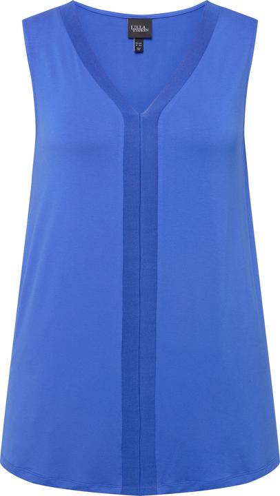 Produktbild Ulla Popken Top, Strickblende, A-Linie, V-Ausschnitt, ärmellos (50, 52)