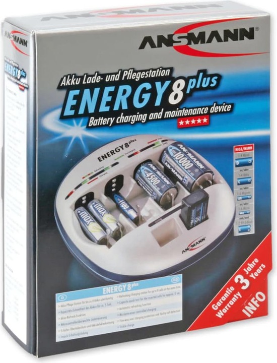 Actual product image Ansmann Energy 8 plus (Chargers without battery)