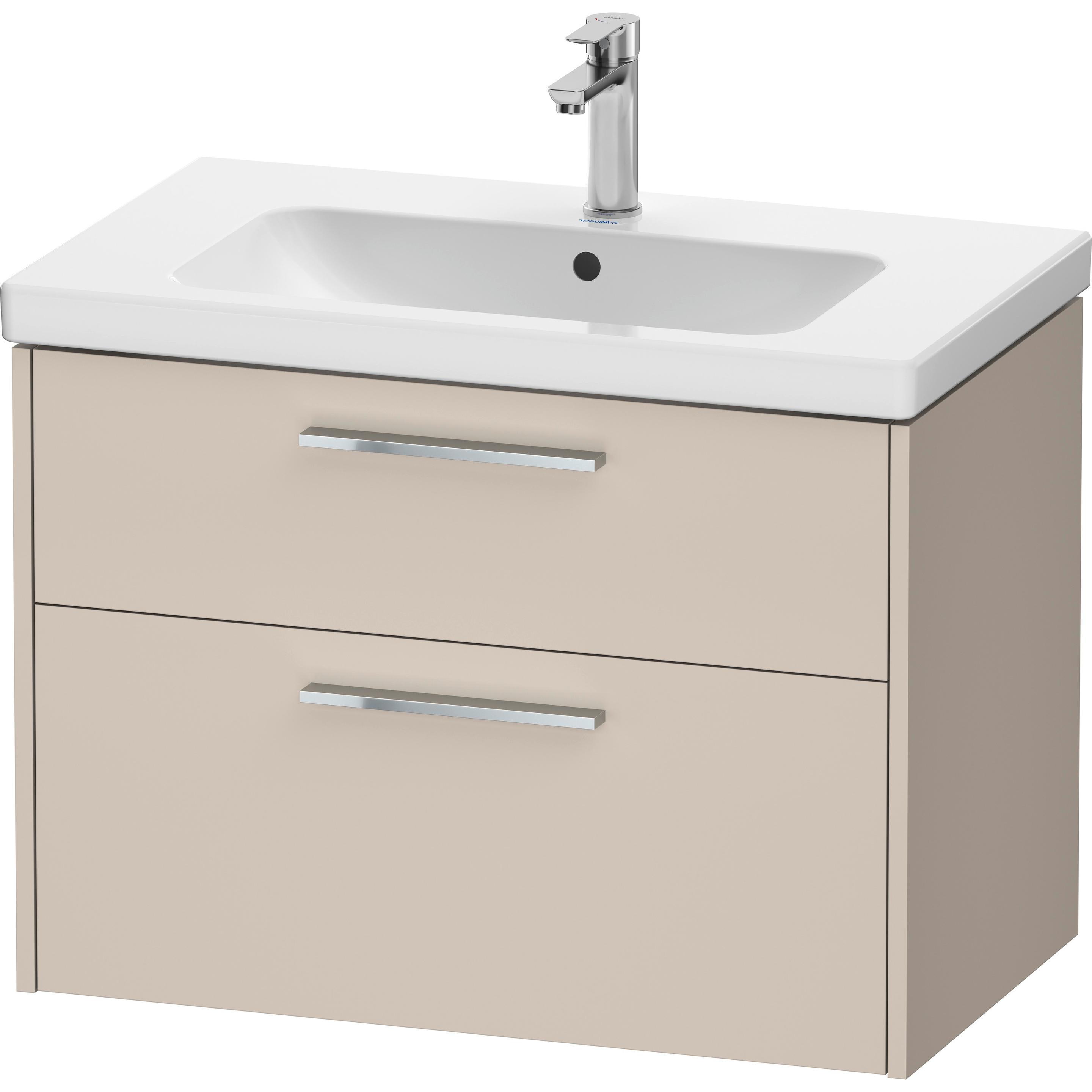Duravit, Waschbeckenunterschrank, D-Code Waschtischunterbau, 1 Auszug, 784x460mm, Siphonausschnitt, mit Griff