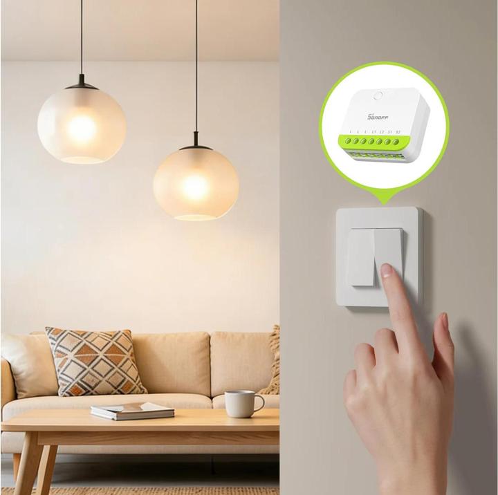 Produktbild Sonoff Mini Duo 2-Gang Zigbee Smart Switch (Schaltaktor)