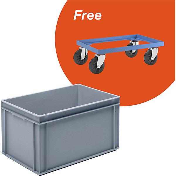 Actual product image kaiserkraft Deal: 4 containers with chassis