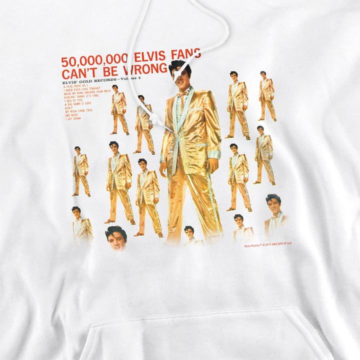 Produktbild Elvis 50 Million Fans Kapuzenpullover (L)