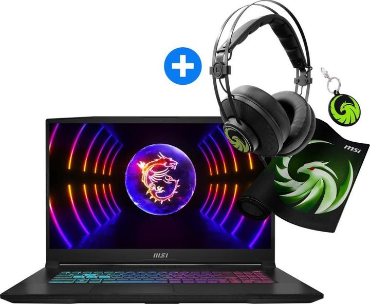 Produktbild MSI Katana 17 B13VFK-442 - Intel Core i7 (17.30", 512 GB, 16 GB, DE, Intel Core i7-13620H)