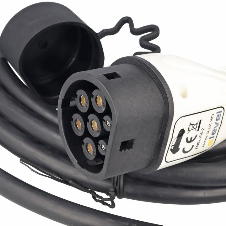 Produktbild AccuCell Ladekabel für Elektroautos Anschlussart Typ 2 auf Typ 2 EU Norm 62196 EV charging cable 2KG (Typ 2, 11 kW, 5 m)