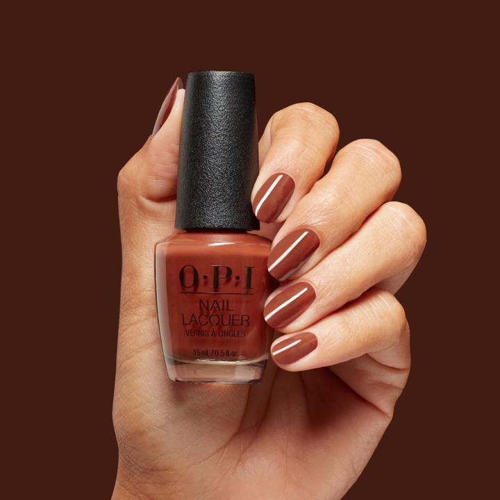 Produktbild OPI Nail Lacquer Slip Dressed Up Opaque Dark Red Brown Chip Resistant (NLF025 Slip Dressed Up, Farblack)