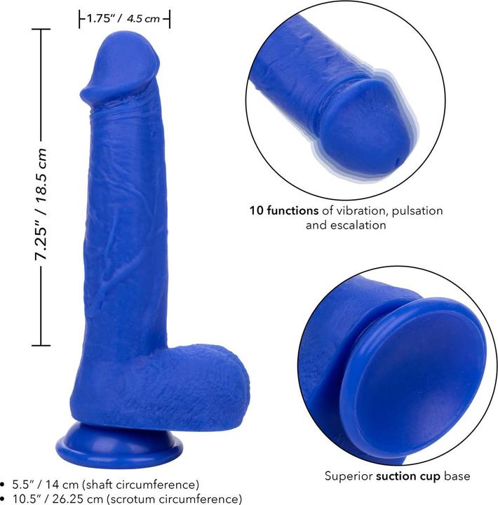Image du produit Admiral Kapitn Vibromasseur Gode Réaliste Bleu