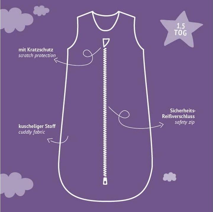 Produktbild Träumeland Signature Schlafsack mint Grösse S (73 cm, 1.5 TOG, Ganzjahr)