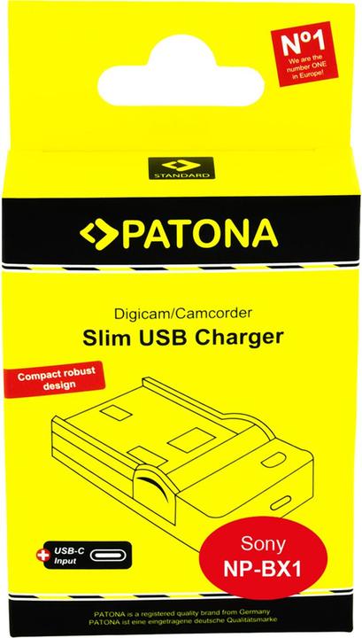 Actual product image Patona Micro USB Charger for Sony NP-BX1 (Camera battery charger)